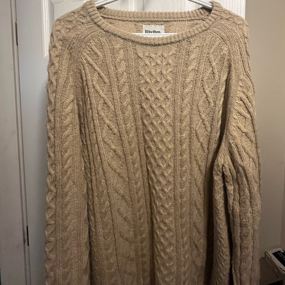 Rhythm cable knit sweater